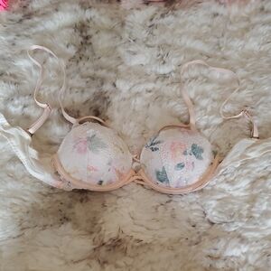 Floral Lace Underwire Bra